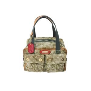 LOUIS VUITTON Autumn Winter Monogrammed Denim Jasmine Handbag Takashi Murakami